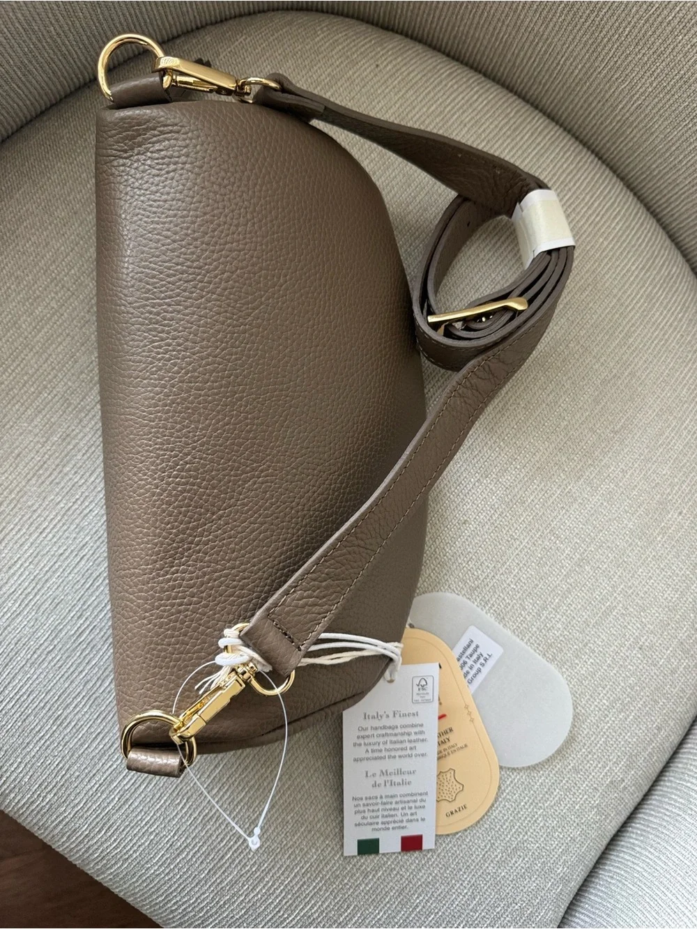 🎉LAST PIECE🎉VIOLA CASTELLANI‎ Made In Italy Leather Belt Bag